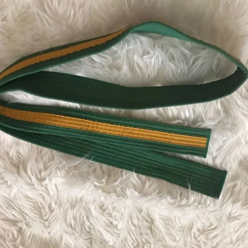 ATA Martial Arts Green &Yellow Belt Green belt - 61 inches